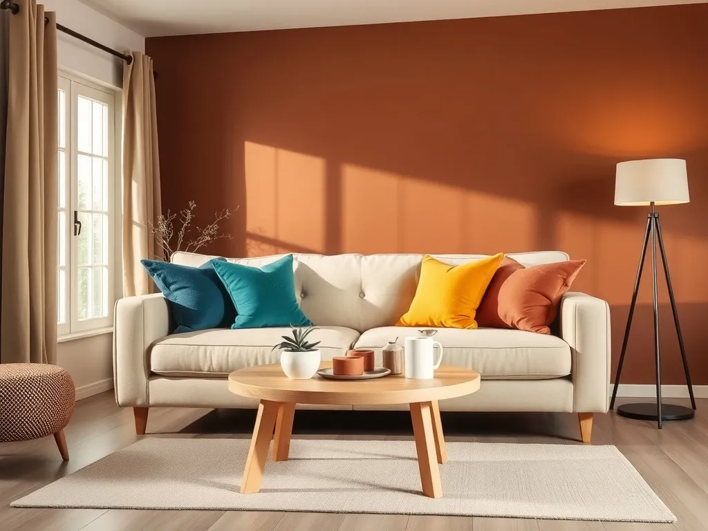 Jakie kolory pasują do brązu na ścianie? Oto najlepsze połączenia!