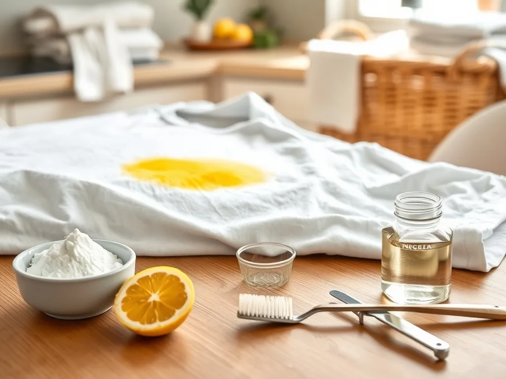 Jak usunąć plamy z potu domowymi sposobami?