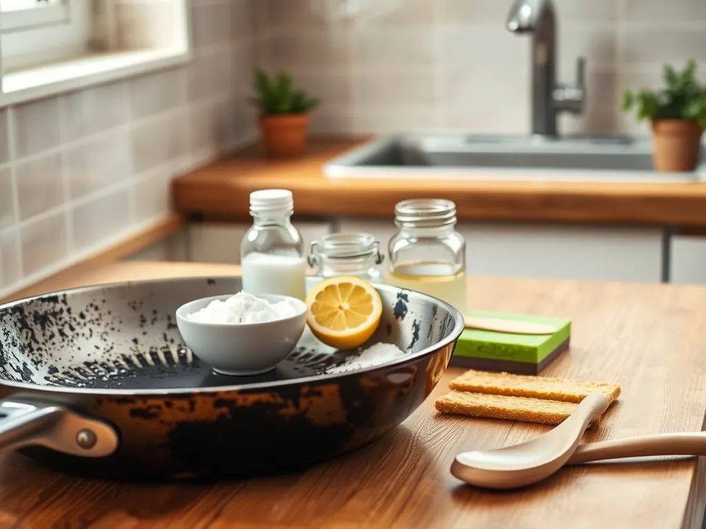 Domowe sposoby na przypaloną patelnię